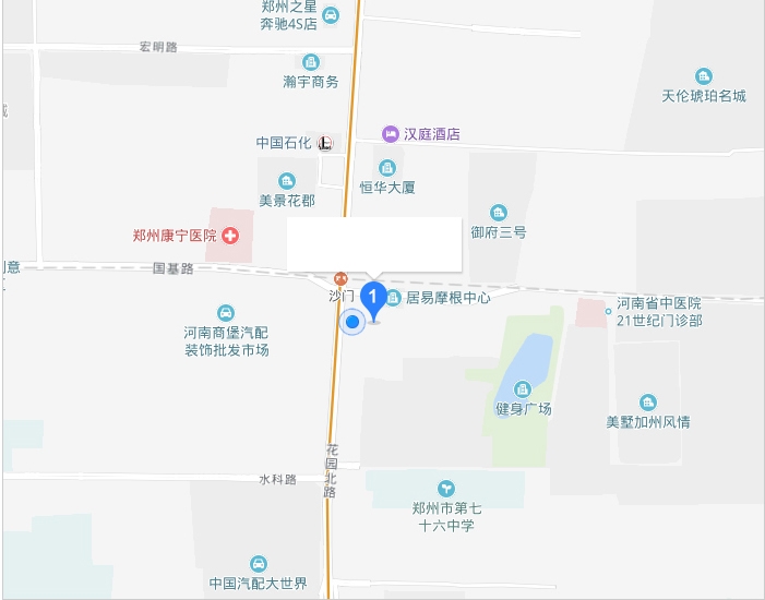 中原华冶服务地址示意图
