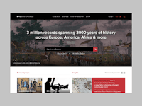 British Online Archives website design